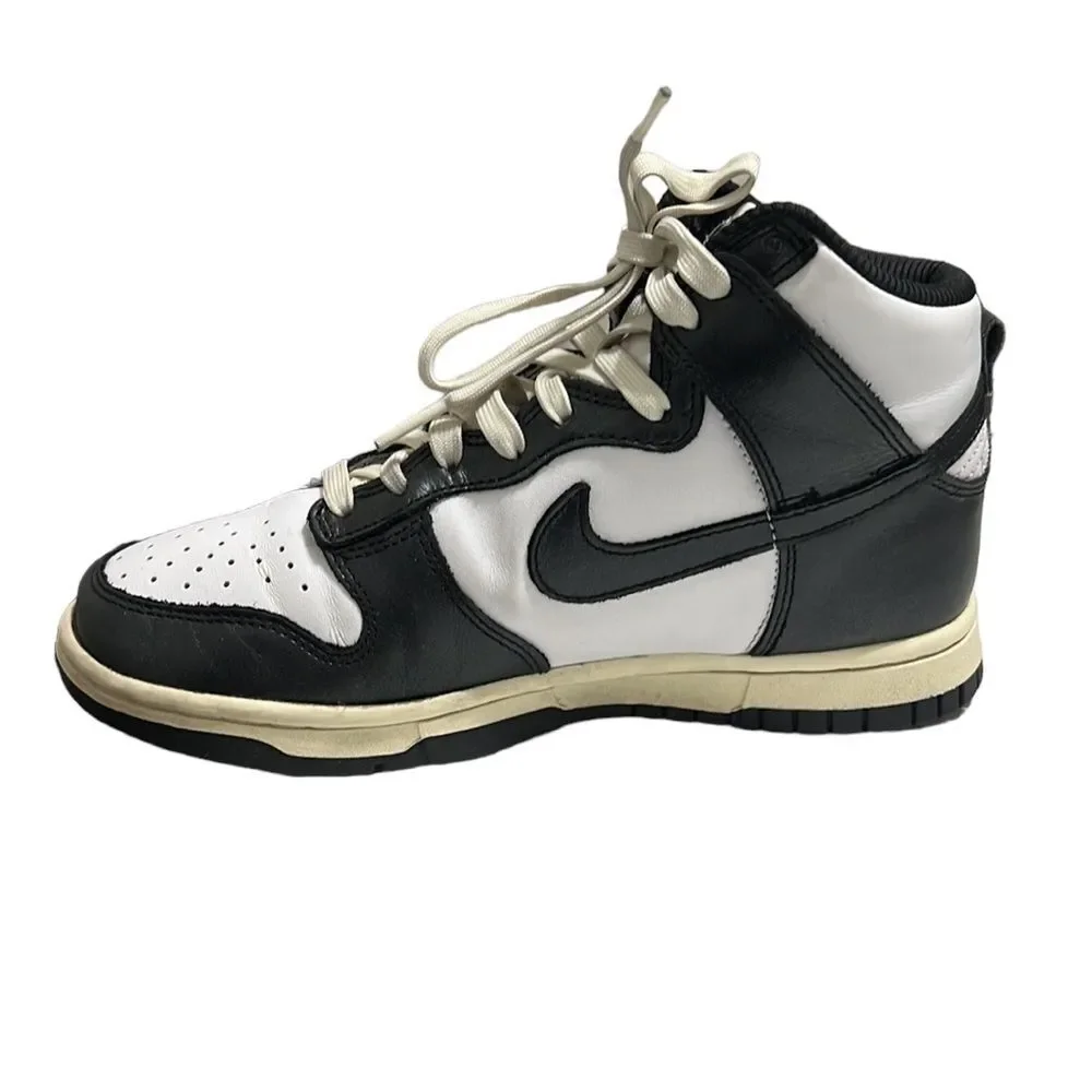 Nike Dunk High Vintage Black Sneakers Women’s Size 6